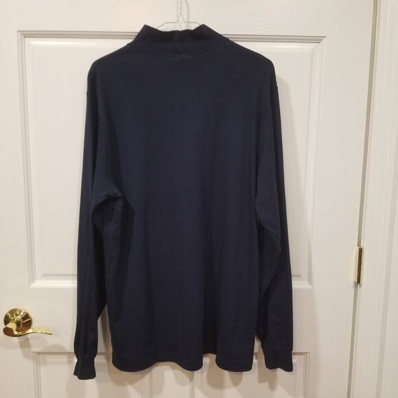 Men's Lands' End Super-T Mock Turtleneck, Size M (38-40), VGUC - EUC - Picture 2 of 8